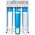 thumbnail image 3 of Whole House 3-Stage Water Filtration System, 4.5x20 Inch, Reduces Iron & Manganese with IMR Media, 3 of 11