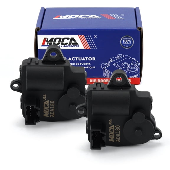 MOCA AUTOPARTS 604-180 2x HVAC Heater Air Blend Door Actuator Fit for 2013-2017 GMC Terrain & Chevrolet Equinox w/ 6 Pin