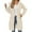 F01-Beige, variant on FYDUU Zip Up Hoodies For Women Long Hooded Sweatshirt Casual Lightweight Fleece Jackets With Pockets Everyday Wear Fall Winter Comfy Down Jackets