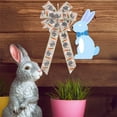 thumbnail image 7 of Large Easter Wreath Bows,Spring Easter Basket Bows with Carrot and Bunny Pattern, Multilayer Burlap Tree Topper Bows for Wreath Decoration Front Door Wall Decor, 23.6X10.6 Inch, 7 of 7