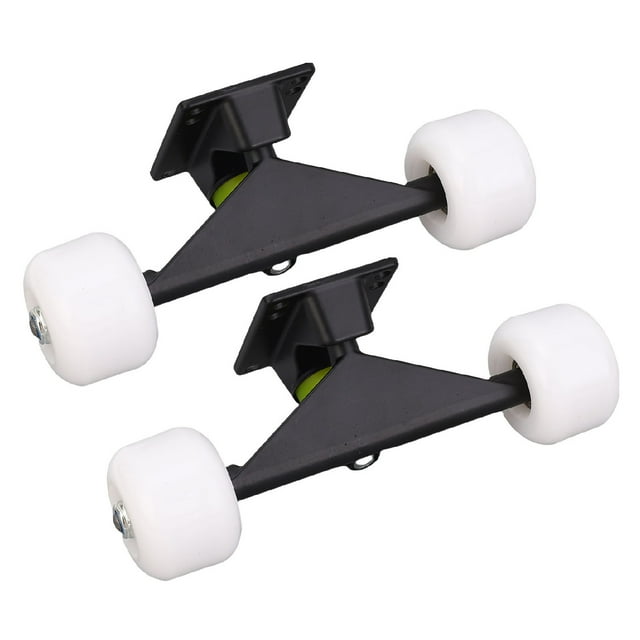 5 Inch Skateboard Truck Wheels Set with 4 Wheels, Aluminum Alloy Material, Strong Compatibility for Street Tricks for Skateboard Enthusiasts, Longboard Truck for Replacement