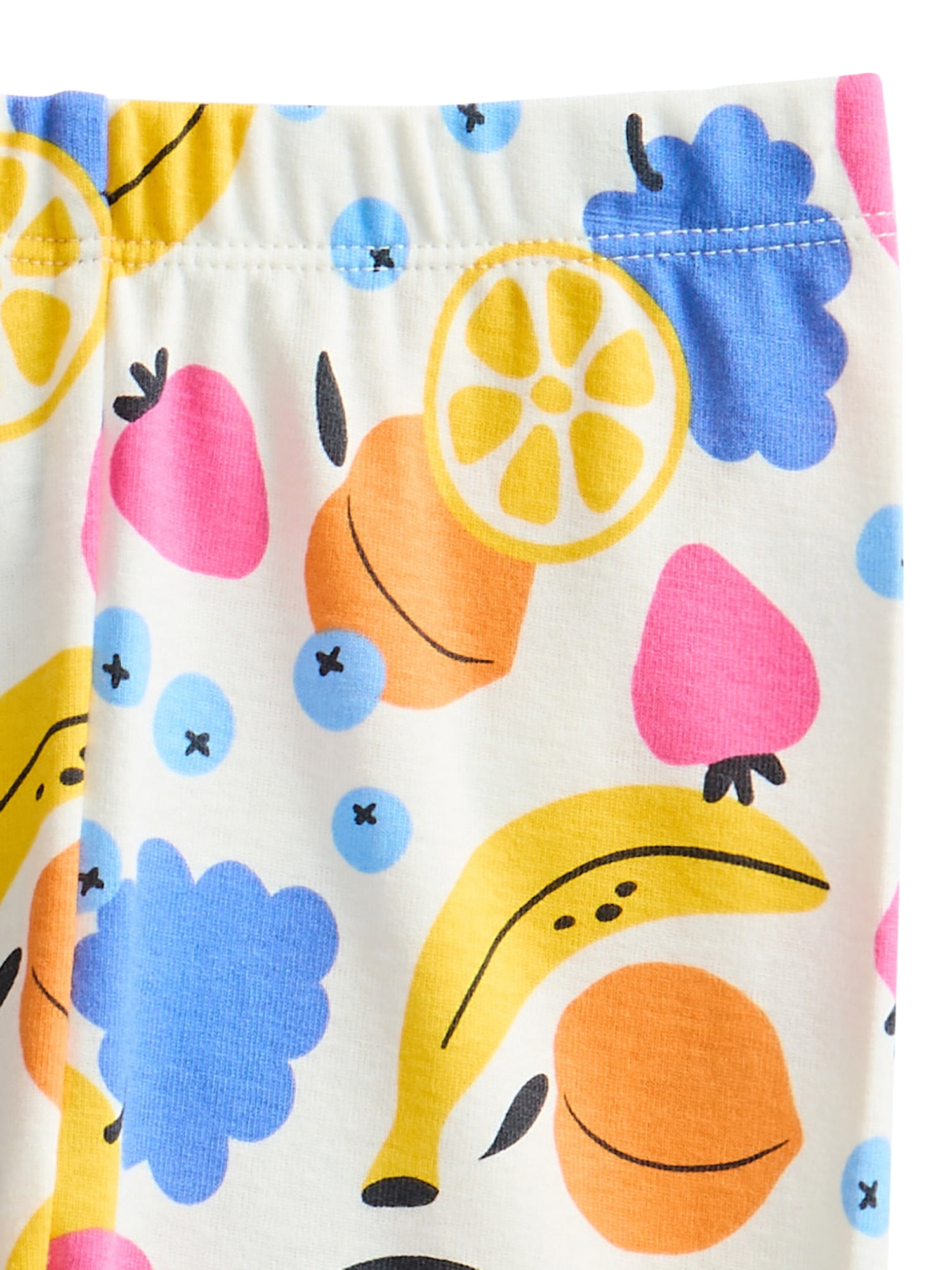 Wonder Nation Toddler Boys Printed Tee & Shorts, 2-Piece Cotton Pajama Set, Sizes 12M-5T