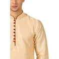 thumbnail image 6 of Mens Handmade Art Silk Loop Button Designer Kurta Dhoti Set/Mens Indian Sherwani, 6 of 7