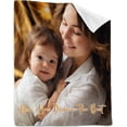 thumbnail image 3 of Personalized Blankets Gifts for Mothers Day, Custom Blankets with Photos, Personalized Blankets with Pictures, Custom Gifts for Mom, Grandma Blankets, 3 of 5