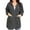 Dark Gray, variant on Women Full Zipper Hooded Sweatshirt Warm Fall Outdoor Workout Hoodies Long Sleeve Casual Trendy Winter Jacket Coat