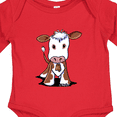 thumbnail image 4 of Inktastic Little Brown Cow Boys or Girls Long Sleeve Baby Bodysuit, 4 of 5