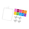 thumbnail image 2 of Yinanstore Photography Flag Frame Light Panel Frame Convenient, Practical ,Professional Studio Accessories 76x91cm, 2 of 8