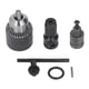 thumbnail image 2 of Taladro de ImpactO Chuck, Fácil Conversión A Prueba de Óxido Cromado 3 Taladro de Jaw Chuck Acero Con Alto Contenido de Carbono Con Llave de Aprieta Para Destornillador, 2 of 7