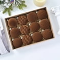 thumbnail image 5 of PULMCheerger 12-Pack Classic Dark Velvet Flocked Christmas Ball Ornaments - 6 cm/2.4 in Decorative Tree Accents for Festive Holiday Spirit, 5 of 7