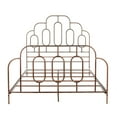 thumbnail image 3 of SAFAVIEH Paloma Metal Retro Bed Frame, Queen, Antique Bronze, 3 of 5