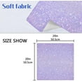 thumbnail image 6 of GZHJMY Soft Reusable Satin Table Decorative Napkins,20x20InX6 PCSShiny Glitter Lavender,Family Dinner Wedding Banquet, Cocktail Party, Kitchen,Birthday Party, 6 of 7