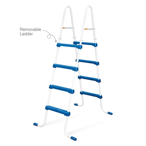 Funsicle 52" SureStep Pool Ladder, for Above Ground Swimming Pools, Blue & White