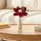 thumbnail image 4 of Rapeiae 15CM Adhesive Powder Flocking Christmas Flower High-end Fabric Christmas Decoration Simulation Flower, 4 of 6