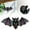 A, variant on Miommo Halloween Bat Window Hanging Acrylic Wall Art Decoration Festival Colorful Bat House Venue Arrangement Props 1 pendant Garden party wall hanging decorations 20*8.3*0.4 DA