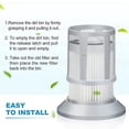 thumbnail image 4 of Reemplazo de robots de barrido Filtro para aspiradora Bissell 2156a, 1665, 16652, 1665w Zing Canister, 4 of 4