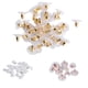 thumbnail image 5 of Espalda de aretes para tachuelas con goma de goma de goma de goma reemplazos chapados en placas ganchos suministros kit de joyería de decoración 100 par dorado Inevent AP008890-01B, 5 of 7