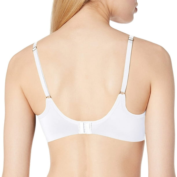 Women's Smart and Sexy SA876 Everyday Lightly Lined T-Shirt Bra (White  42DD) 