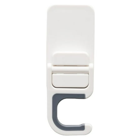 

Kinaerty Mop Broom Rack with 180-Degree Rotating Buckle Self Adhesive Strong Stickiness Waterproof Mop Wall Hanging Clip Holder