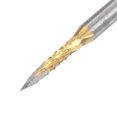 thumbnail image 3 of Uxcell Cuchillo de escultura de triángulo 1.5mm Dia herramienta de grabado de acero de tungsteno para metal, piedra, madera, 3 of 5