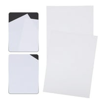 PBPBOX 2Pcs DIY Heat Shrink Sheets Transparent Blank Shrink Film for Handicraft Use