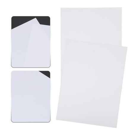 PBPBOX 2Pcs DIY Heat Shrink Sheets Transparent Blank Shrink Film for Handicraft Use