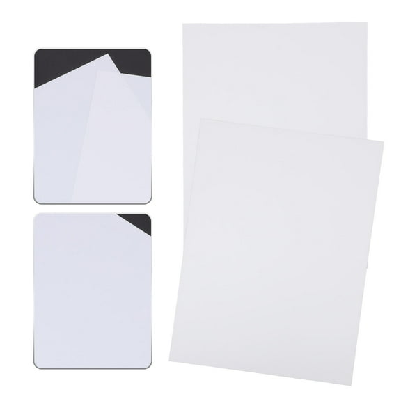 PBPBOX 2Pcs DIY Heat Shrink Sheets Transparent Blank Shrink Film for Handicraft Use