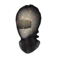 thumbnail image 3 of Decoración de para de máscaras de máscaras de capucha para mujer para festivales fotos de fotos con temas Negro, 3 of 8