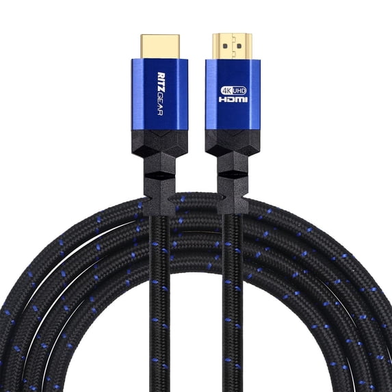 RitzGear 20 ft. 4K HDMI Cable, High Speed 18 Gbps HDMI to HDMI Cable, 5 Pack