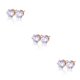 thumbnail image 1 of Minnieouse Pendientes hipoalergénicos de cristal con diamantes de imitación para mujer y niña para fiesta Type4 NO4 Minnieouse CBP076224, 1 of 6
