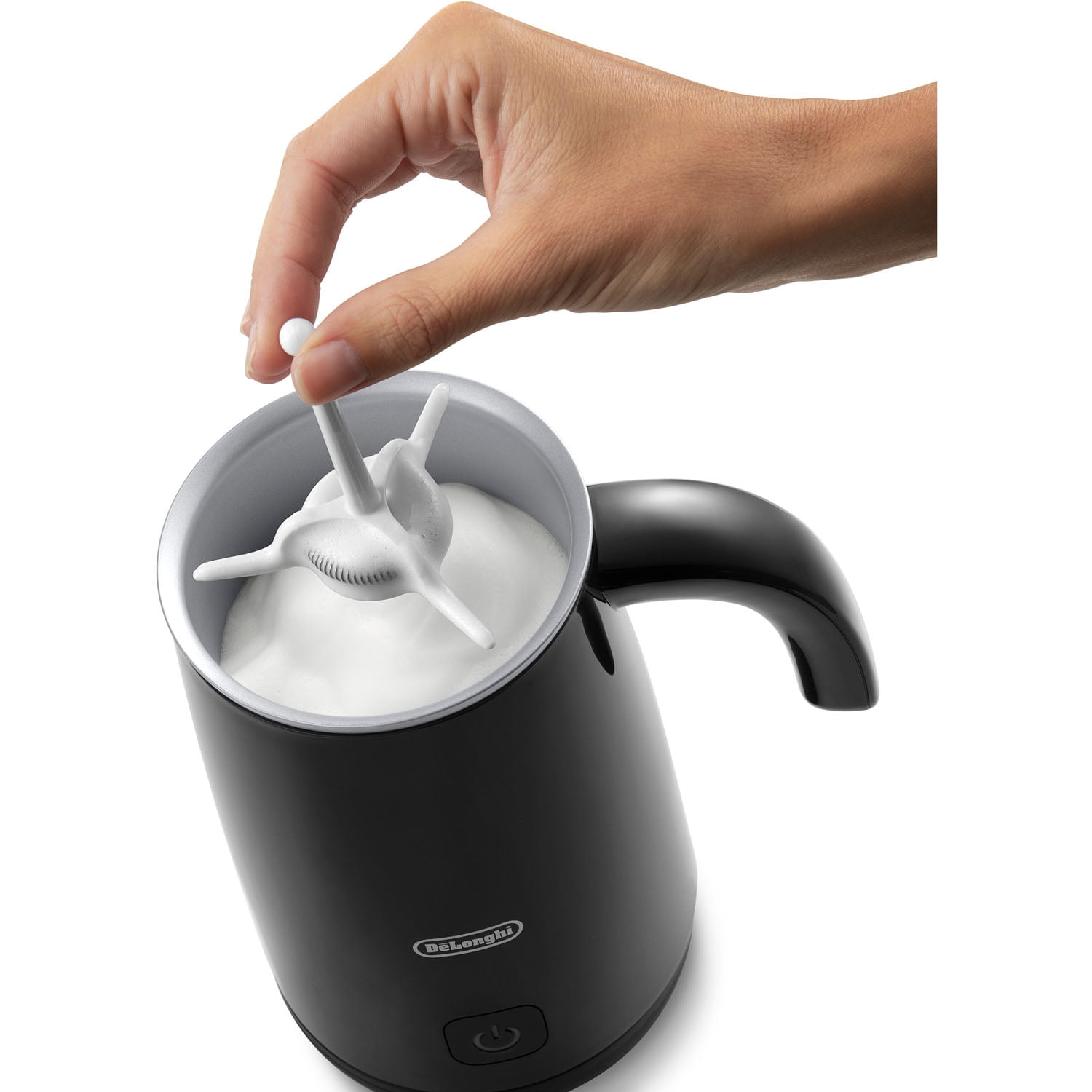 De'Longhi Electric Milk Frother with Hot and Cold Function