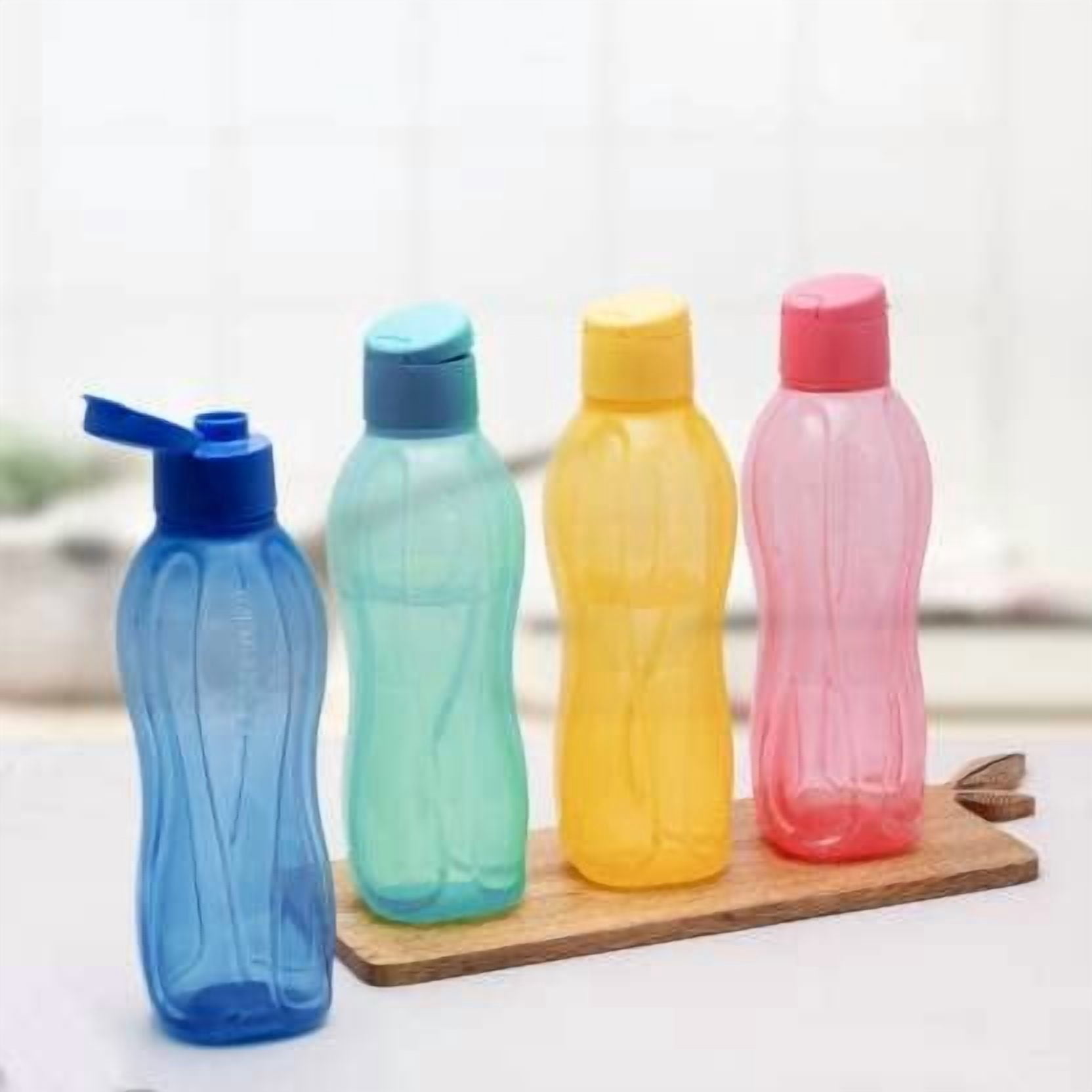 Tupperware Eco 750 ML Water Bottles Fliptop 4 color in 1 set (Multicolor )