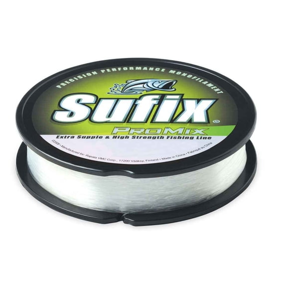Sufix ProMix Monofilament Fishing Line 17 lb Clear