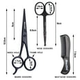 thumbnail image 6 of 3 Piece Mustache Grooming Kit Complete Beard Care Set with Comb for Men, 6 of 6