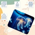thumbnail image 3 of FeBohao Funny Mouse Pad Mat for Laptop Jiaji Cloth Portable Non Scratch Soft Custom Thin Retro Farmhouse Computer Women Cushion Aesthetic Fashion Essentials Girl Boy Organizers Jellyfish, 3 of 6