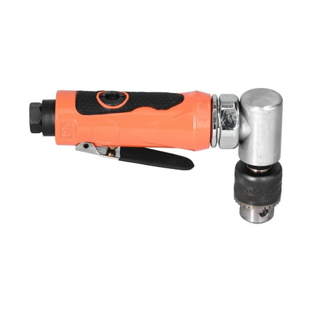 

Air Right Angle Drilling Machine Powerful Elbow Handheld 0.6-0.8MPA 1500rpm Pneumatic Drill With Wrench For Furniture For Narrow Spaces European Style