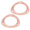 thumbnail image 1 of 2 uds juntas de colector de escape de cabezal de cobre de 3 pulgadas reutilizables para SBC BBC 302 350 454 383, 1 of 11