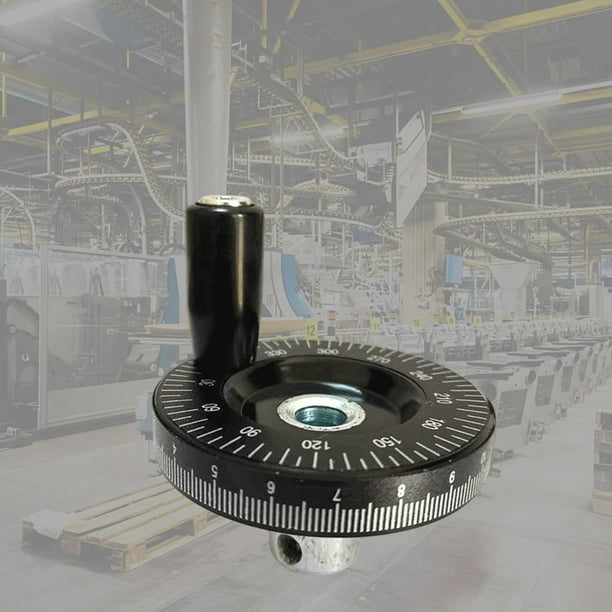 Volante de de torno, accesorios de maquinaria de amoladora de torno antideslizante de repuesto para máquinas herramientas 8x63mm DYNWAVEMX rueda de fresado