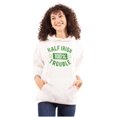 thumbnail image 4 of St Paddy's Half Irish All Trouble Unisex Plus Fleece Graphic Hoodie Brisco Brands 2X, 4 of 5