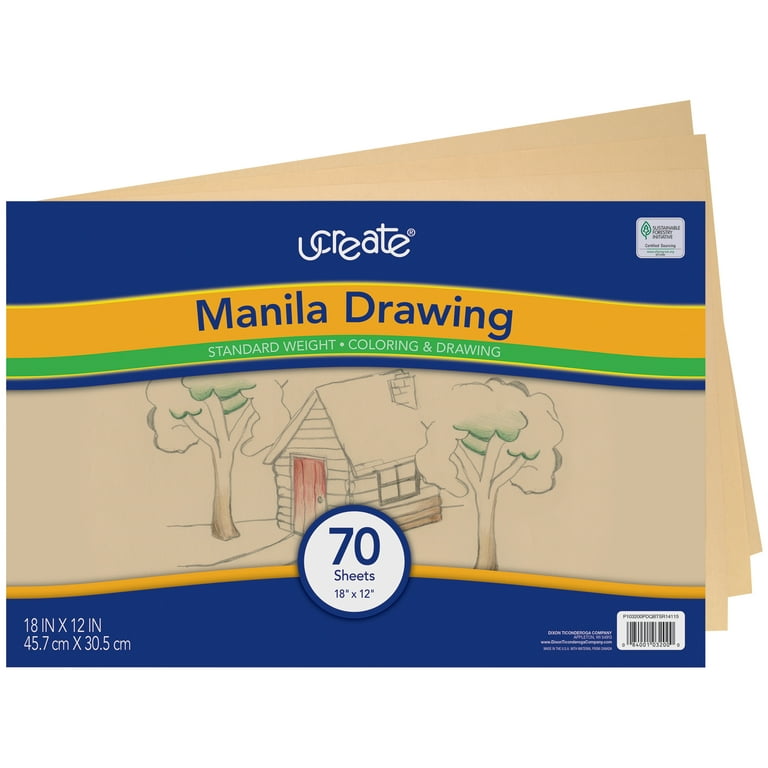 Manila Paper Pad - 18 x 24 in