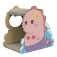 thumbnail image 3 of lionlar Scratch Pad Nest Scratching Lounge Bed Lounger Couch Cat Scratcher Cardboard Mermaid, 3 of 9