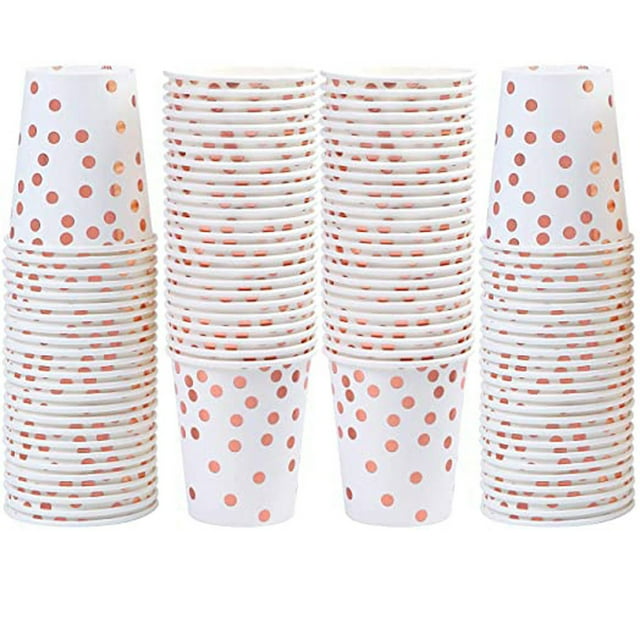 Meitianfacai 100pcs Paper Cups Party Cups Disposable Cups Cups Party Wedding Anniversary