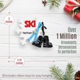 thumbnail image 3 of Winter Sport Personalized Christmas Ornaments 2023 - Fast & Free 24h Customization – Ski Shoes Snowflake Christmas Decorations with Name - Comes Gift-Wrapped, 3 of 5