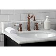thumbnail image 3 of Kingston Brass  Heritage 8 in. Widespread Bathroom Faucet in Antique Copper, 3 of 5