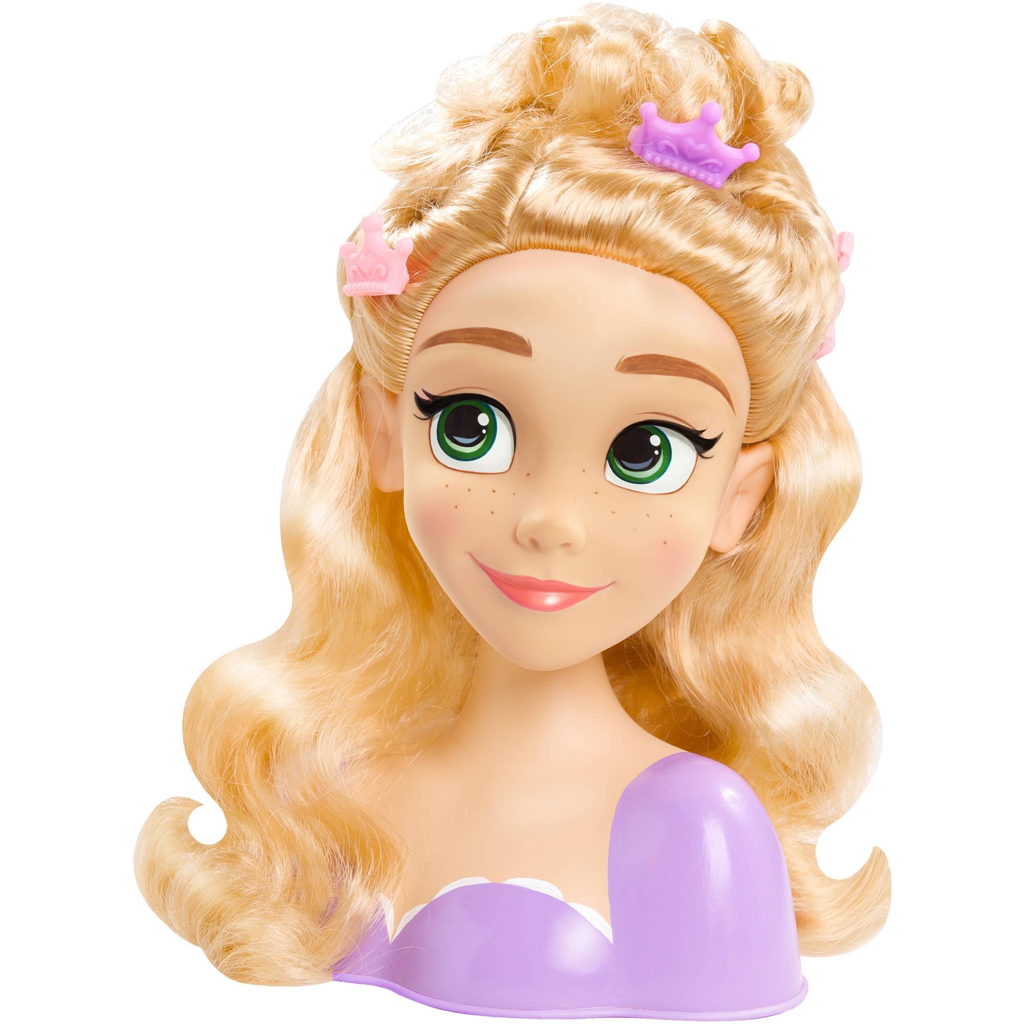 rapunzel hair styling head