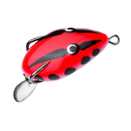 MIGAINO 4CM/5G Thunder Frog Lure Realistic Good Detail Reusable Sharp Hook Anti-escape Simulation Lure Soft Bait Black Fish Bait Fishing Gear