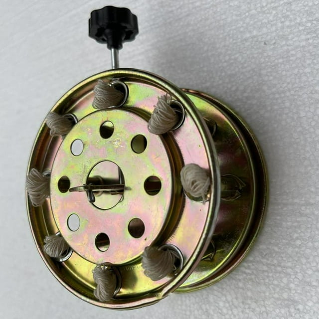 168 Type Kerosene Stove Replacement Combustion Burner Head Assembly with 8 Mechanism for Outdoor Heating