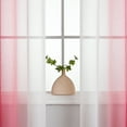 thumbnail image 2 of Nvzi Cortinas largas hasta el suelo - Cortinas largas rosas y 1 pieza de poliéster para ventana, 132*160cm Cortinas elegantes para sala de estar y dormitorio, cortinas largas de fácil instalación, 2 of 5