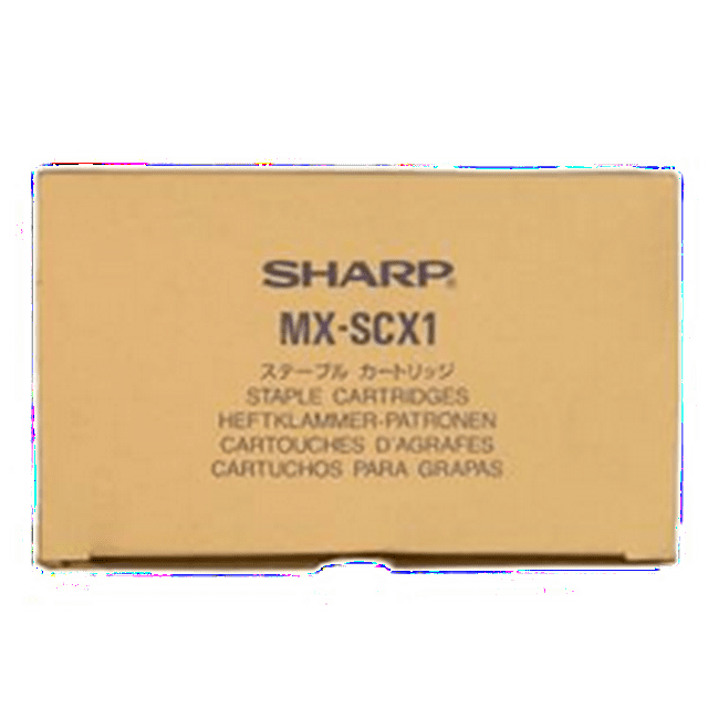 Marque Nouvelle Cartouche d'Agrafes Laser SHARP MXSCX1 Originale Boîte de 3