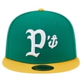 thumbnail image 2 of Men's-New Era  Green/Yellow Stockton Ports Authentic Collection 59FIFTY Fitted Hat, 2 of 6