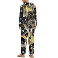 thumbnail image 3 of Chococat Unisex Onesie Pajamas Zipper Jumpsuit Hooded One Piece Sleepwear for Family Mens Womens, 3 of 8